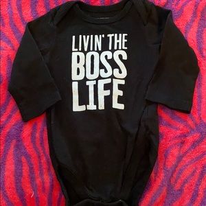 “Livin the boss life” bodysuit